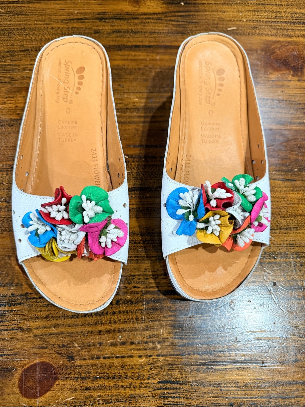 Flower Child Slide Wedge Sandal